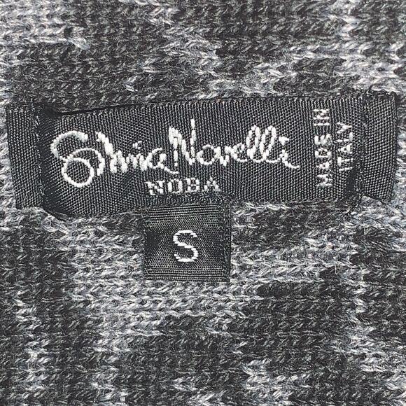 Silvia Novelli Noba Open Cardigan Size Small Fine Knit Floral Merino Woo… - Picture 9 of 12